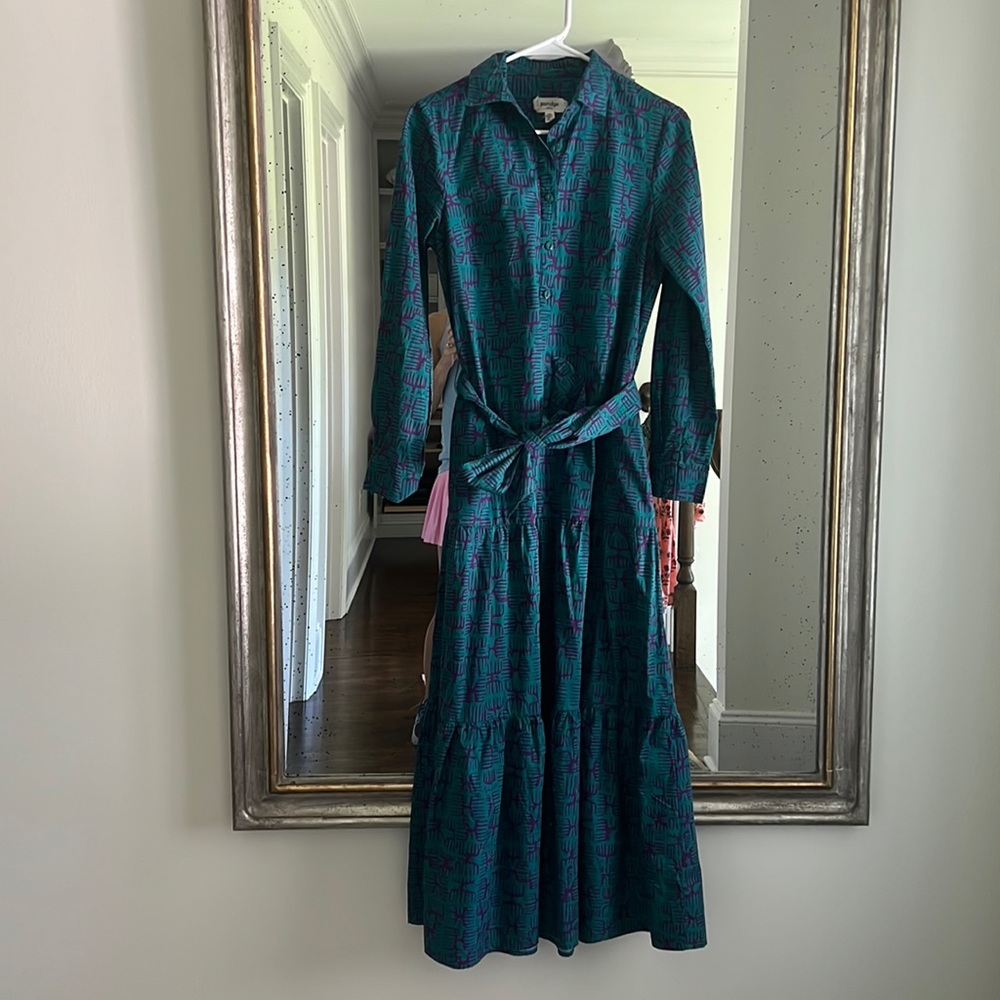 Gorgeous turquoise and purple dress